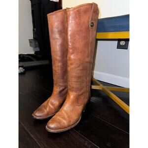 Leather Boots Size 8 1/2. Frye quality craftsmanship. Minor marks.